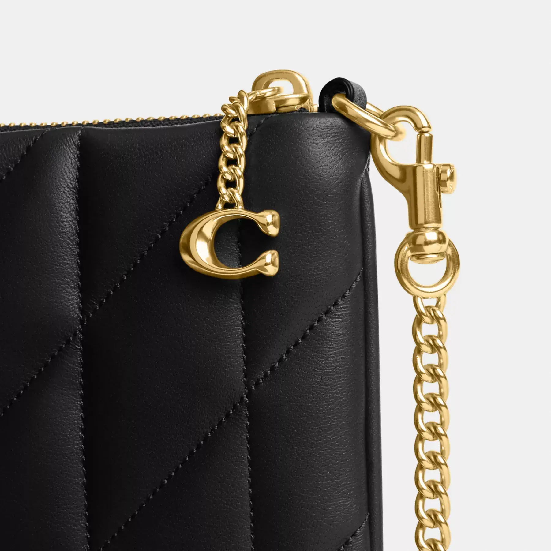 Pouch Bag With Pillow Quilting Black Pouch Bag With Pillow Quilting Black