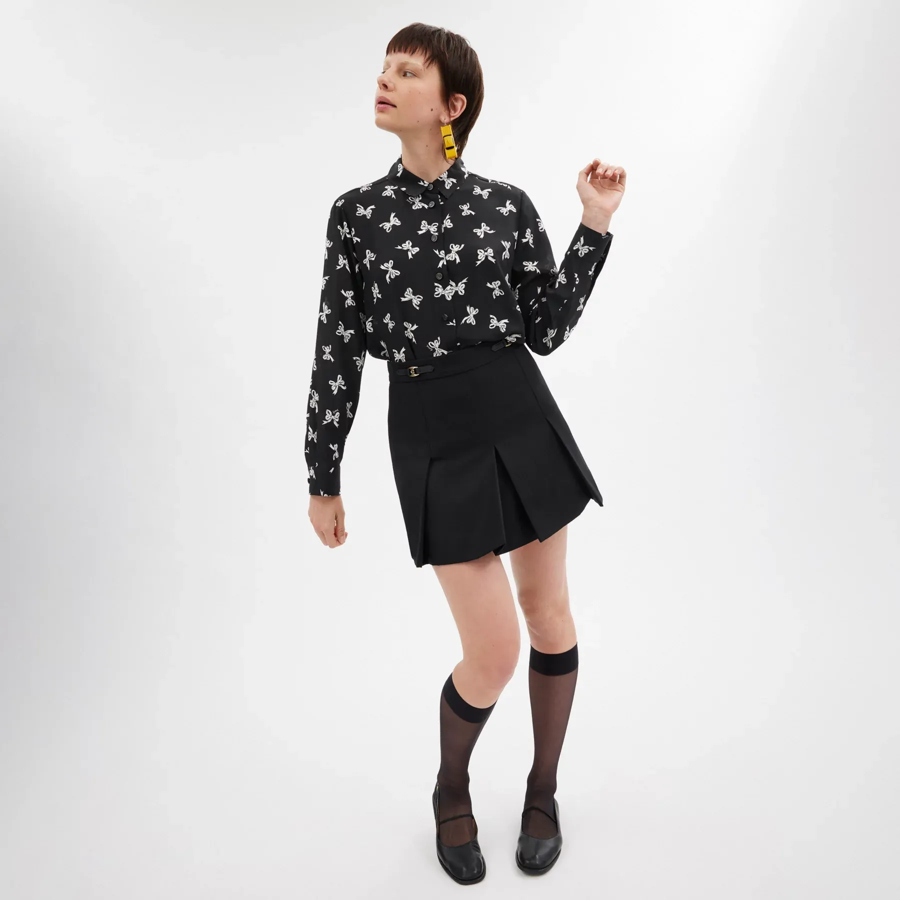 Printed Blouse Black Multi