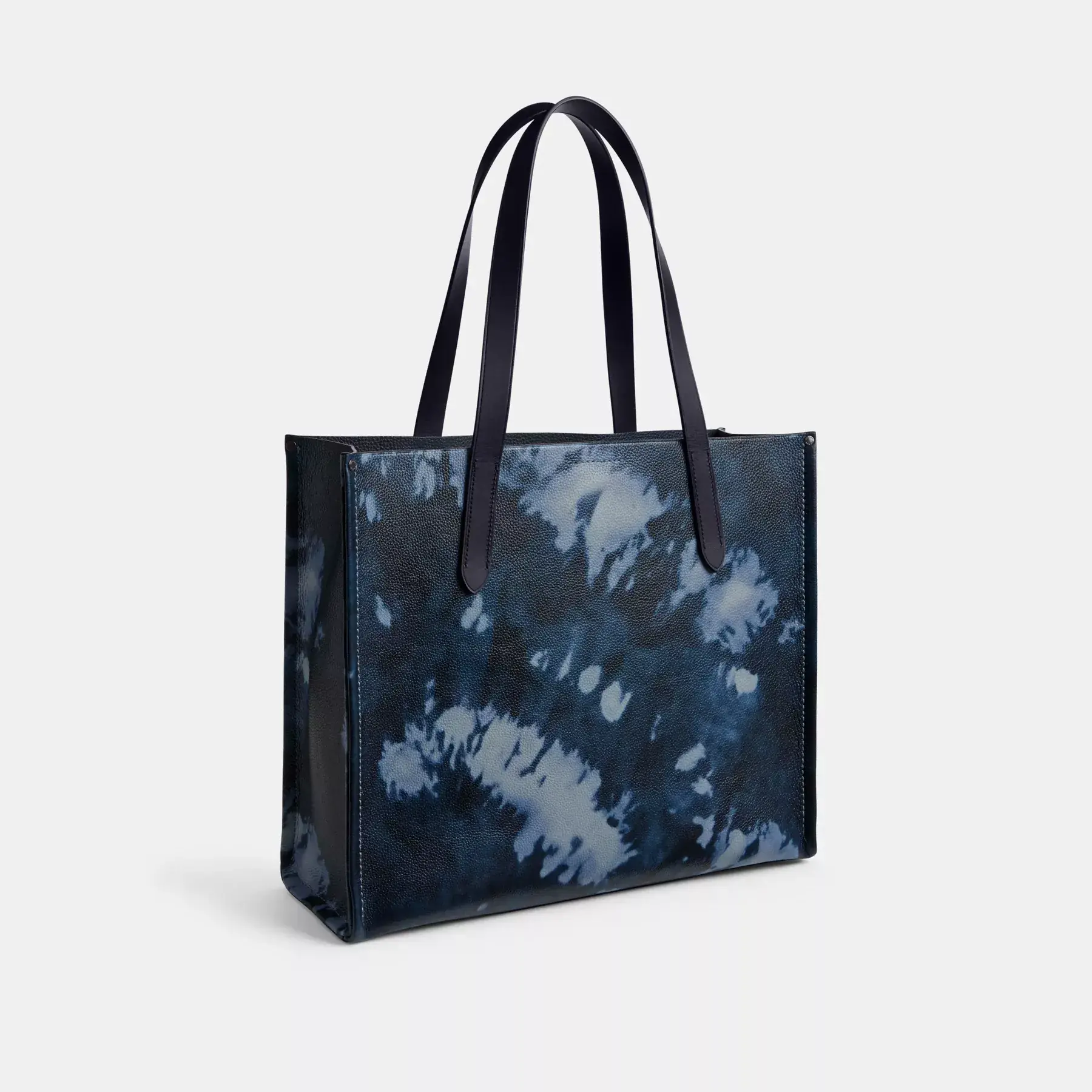 Relay Tote Bag With Tie-Dye Print Midnight Navy Multi