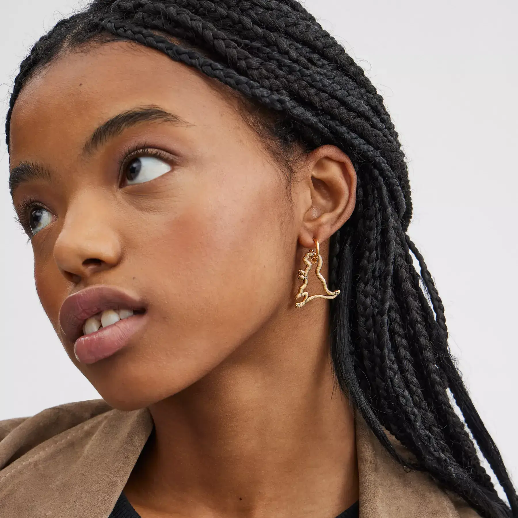 Rexy Heart Mismatch Earrings Gold/Silver Rexy Heart Mismatch Earrings Gold/Silver