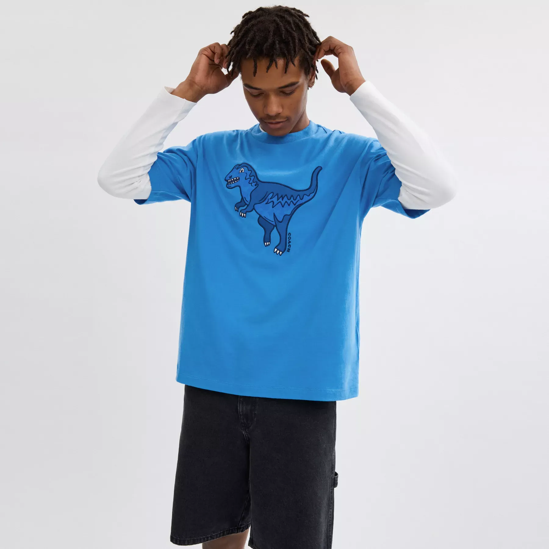 Rexy T-Shirt In Organic Cotton Blue