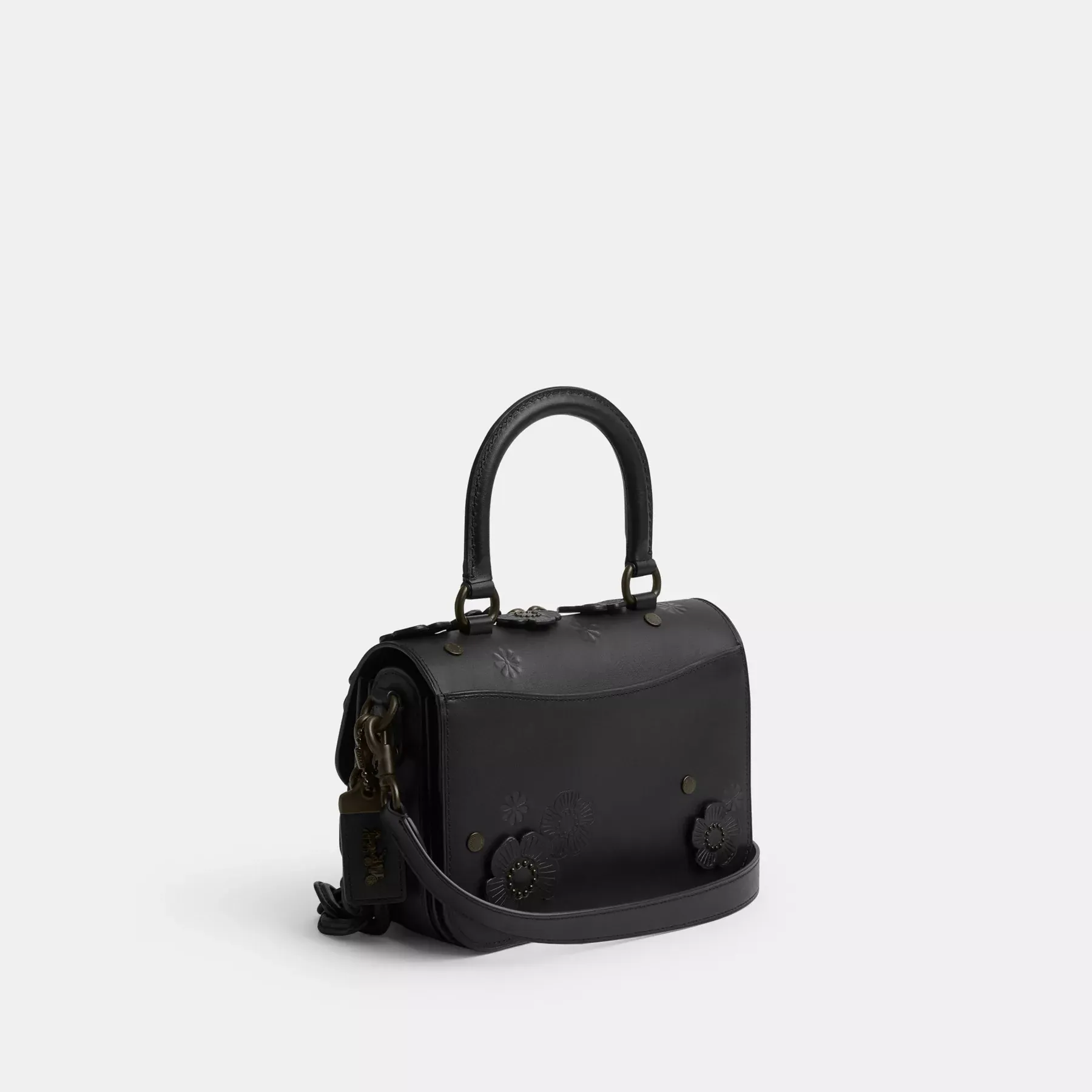 Rogue Top Handle Bag With Tea Rose Black