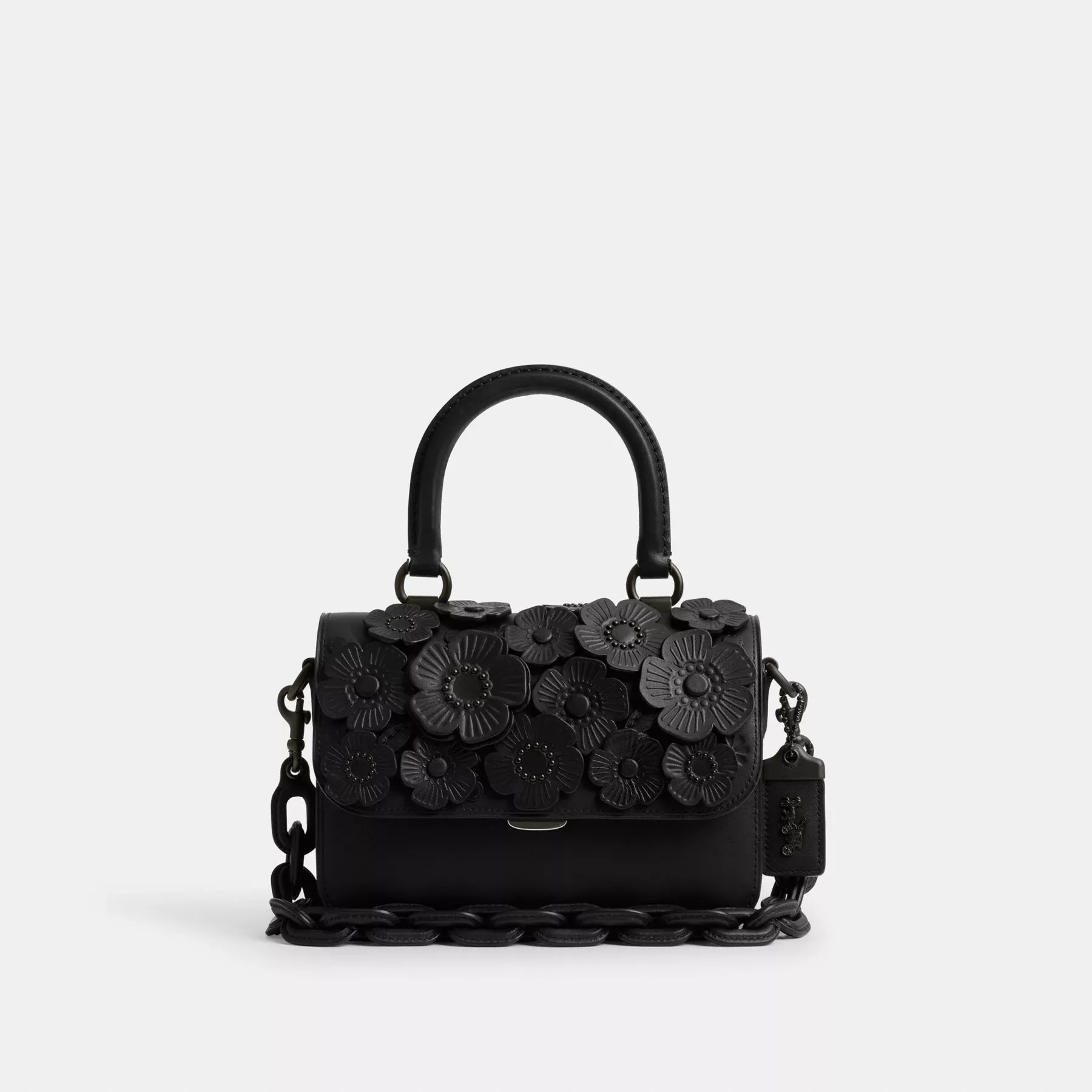Rogue Top Handle Bag With Tea Rose Black
