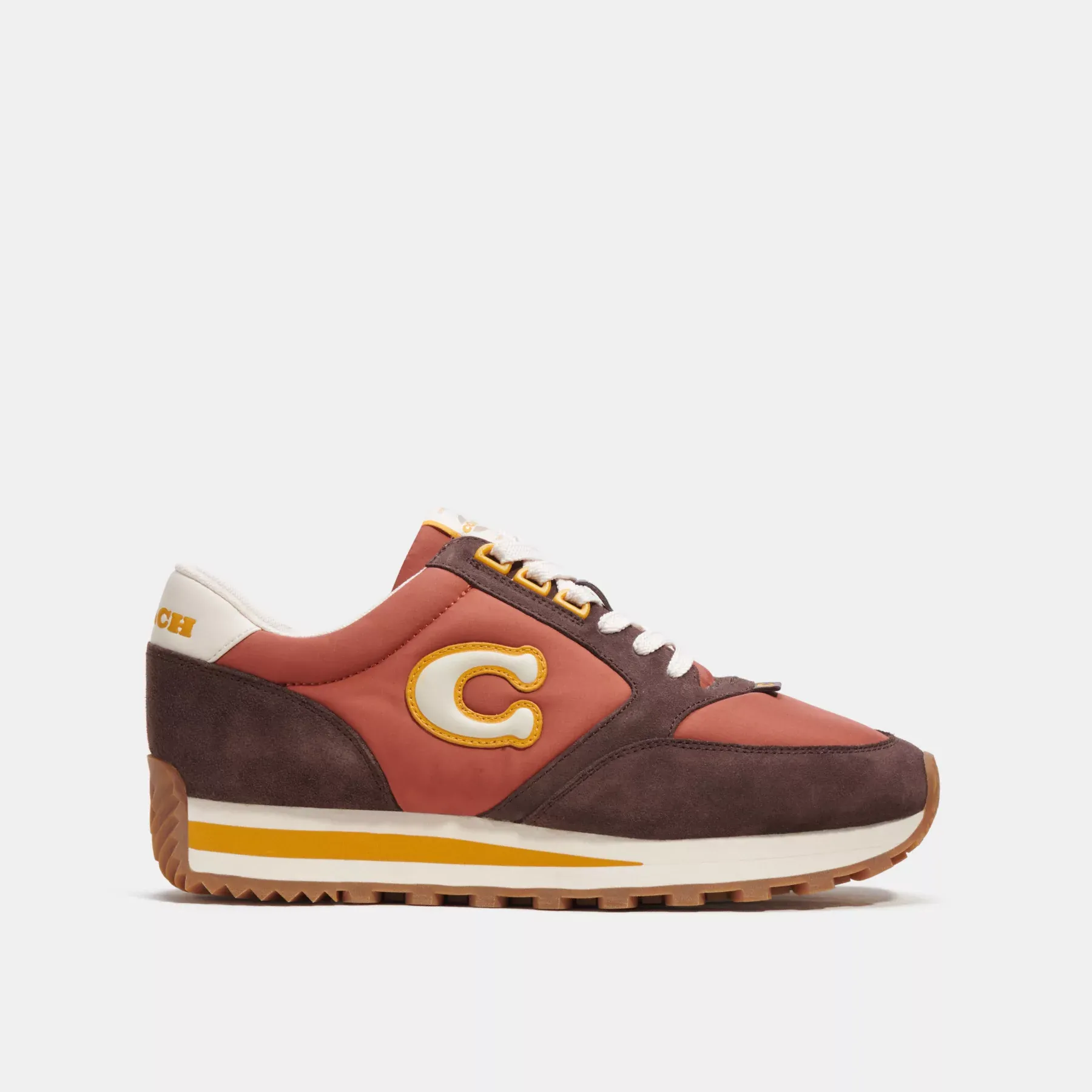 coach Runner Sneaker CI311VX4 1 - Runner Sneaker Rust/Maple