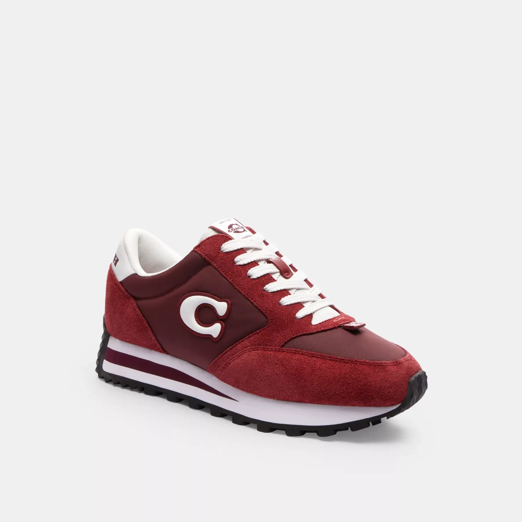 Runner Sneaker Merlot/Dark Ruby
