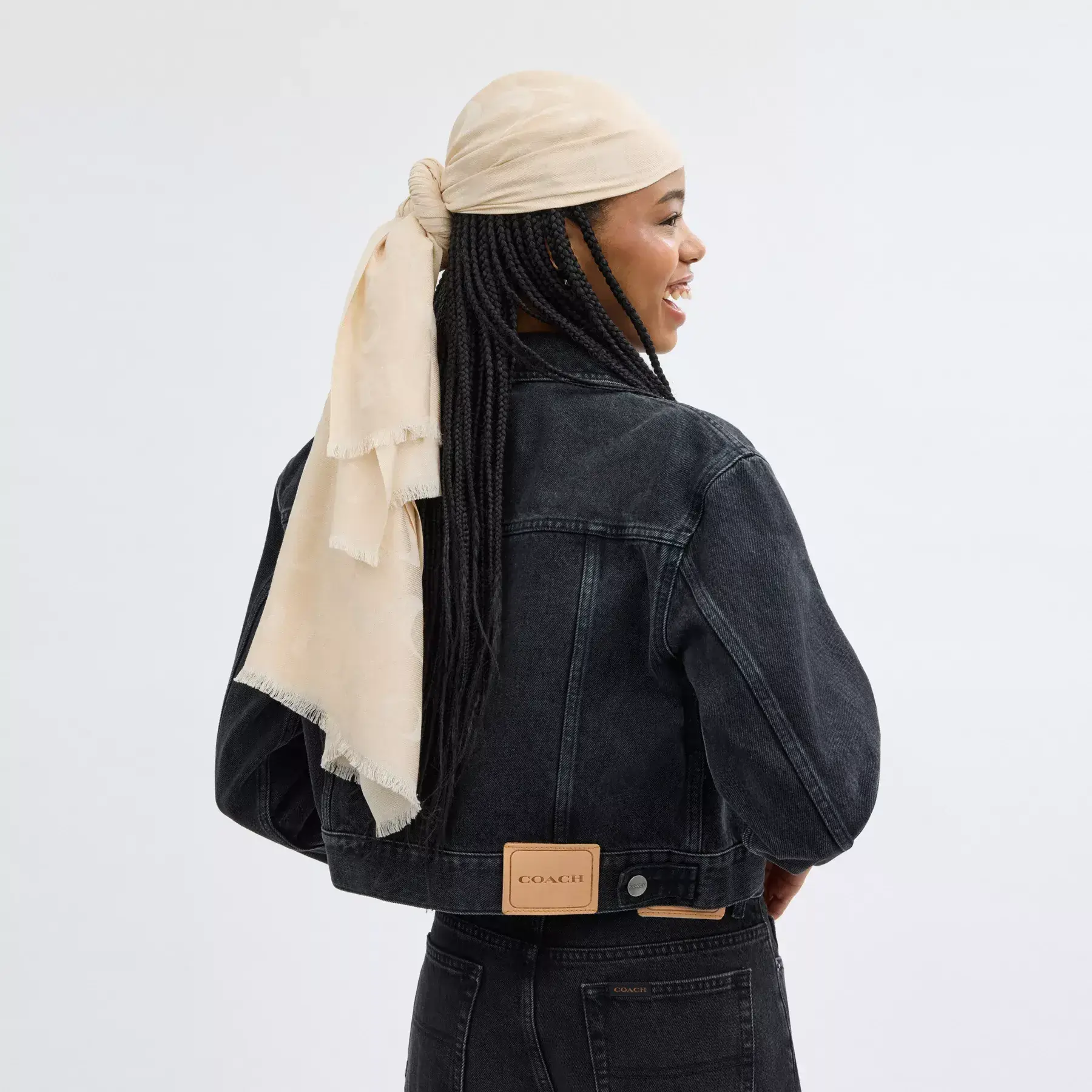 Signature Stole Beige