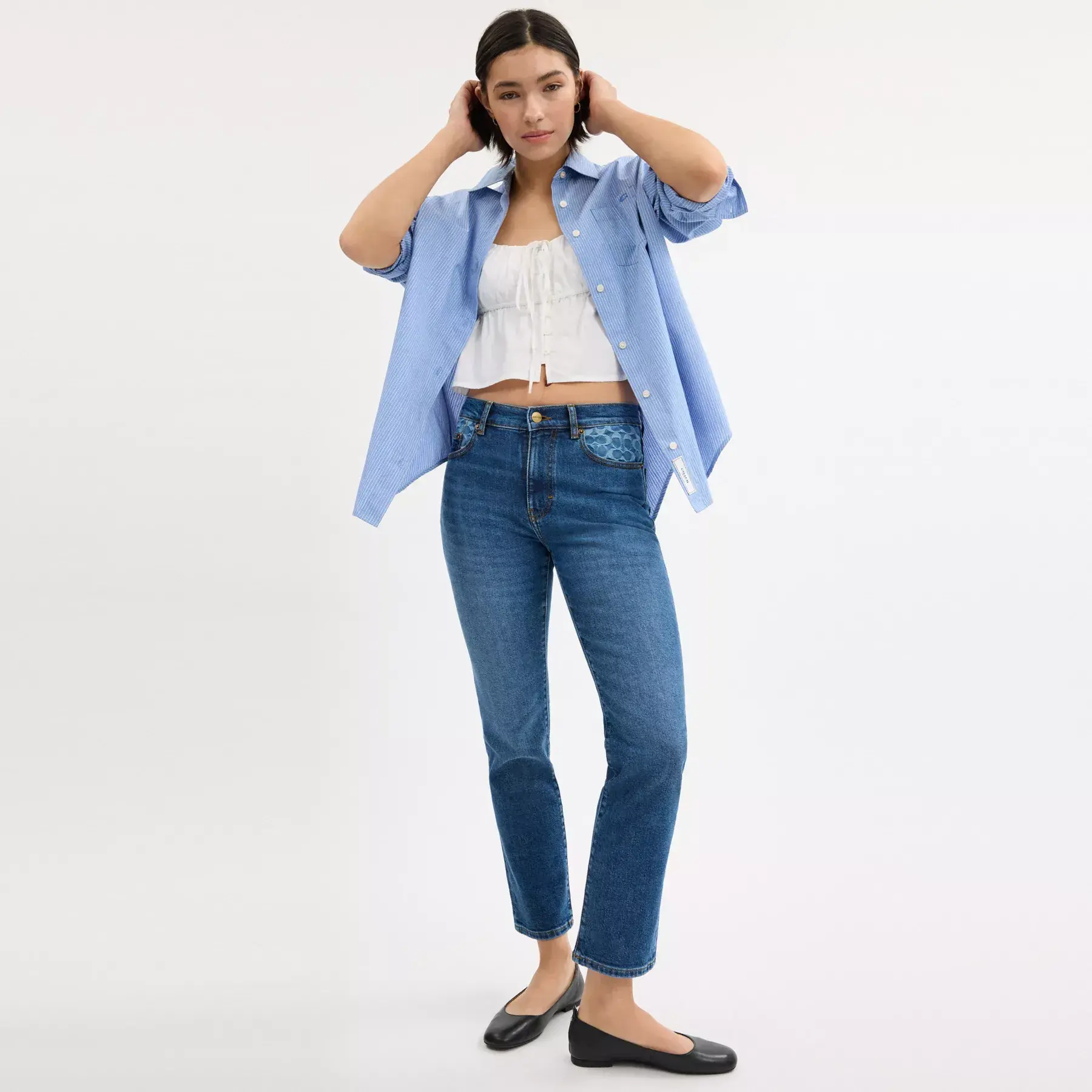 Skinny Jeans Medium Blue