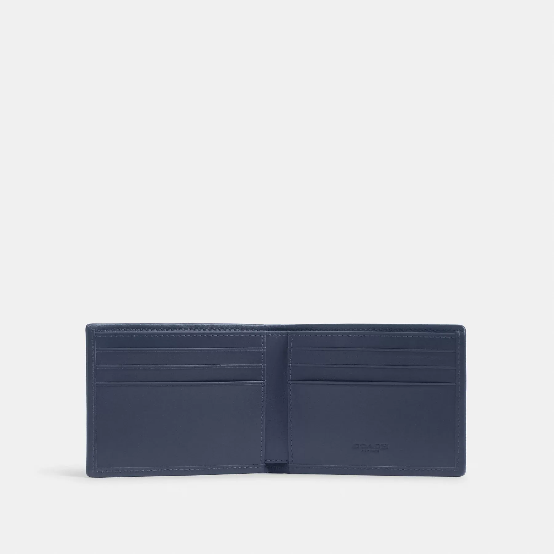 Slim Billfold Wallet In Signature Canvas Jacquard Washed Chambray Slim Billfold Wallet In Signature Canvas Jacquard Washed Chambray