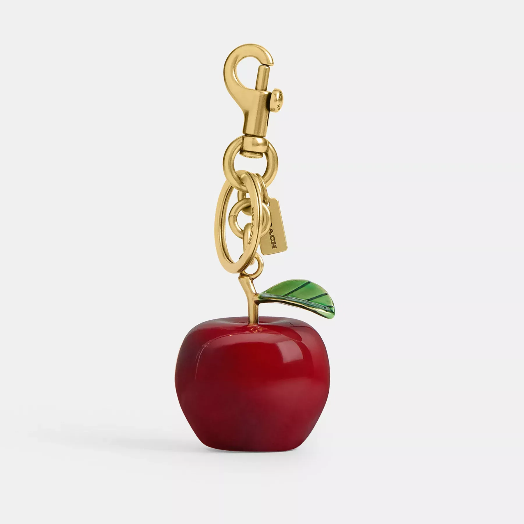 Small Apple Bag Charm Multi