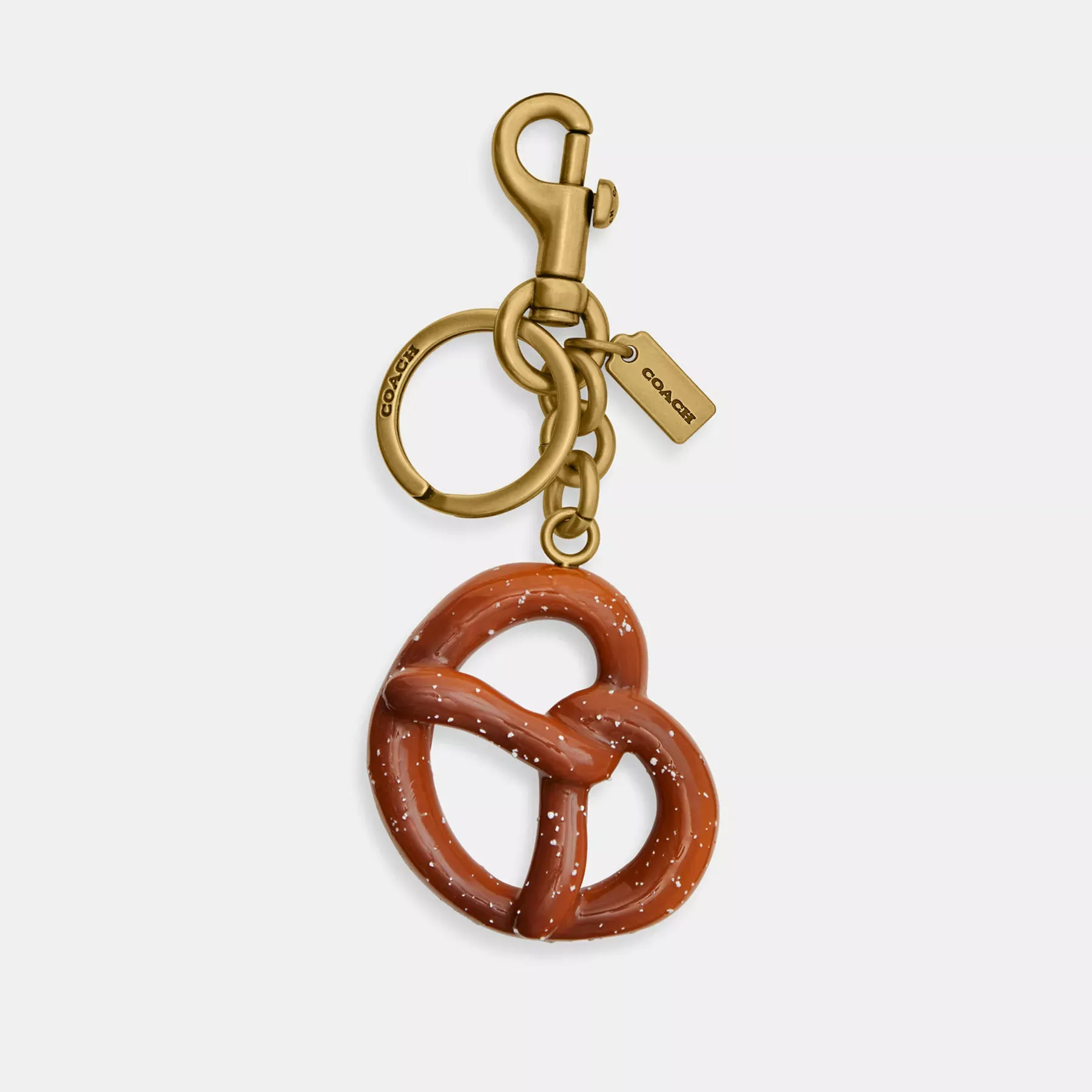 Small Pretzel Bag Charm Multi
