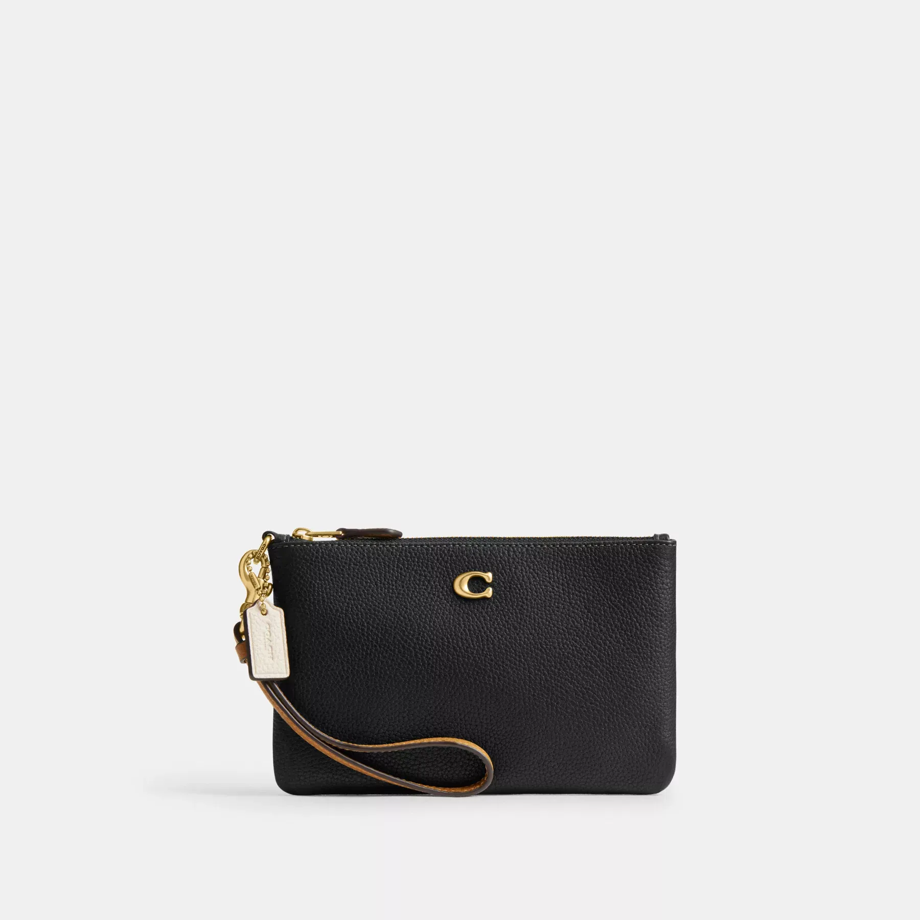 Small Wristlet In Colorblock Black Multi