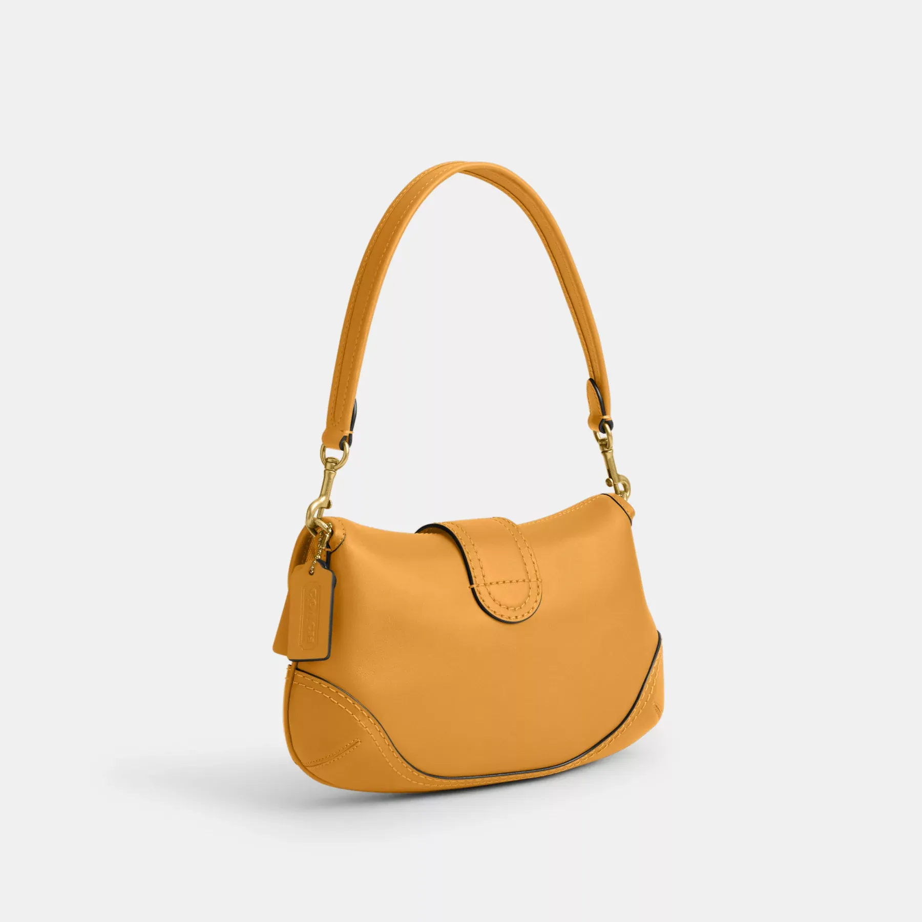 Soho Bag In Regenerative Leather Mustard Yellow
