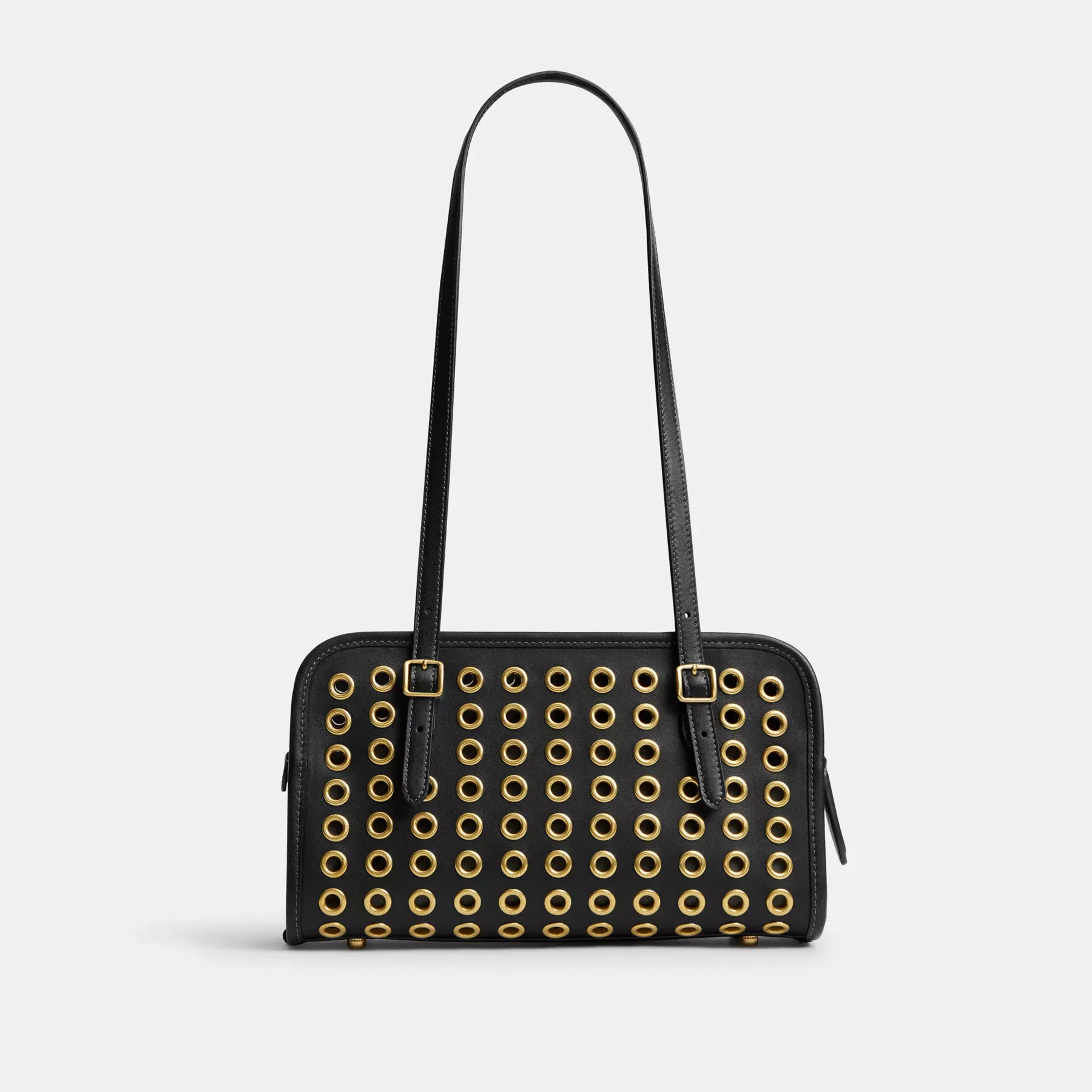 Swing Zip Bag With Grommets Black Swing Zip Bag With Grommets Black