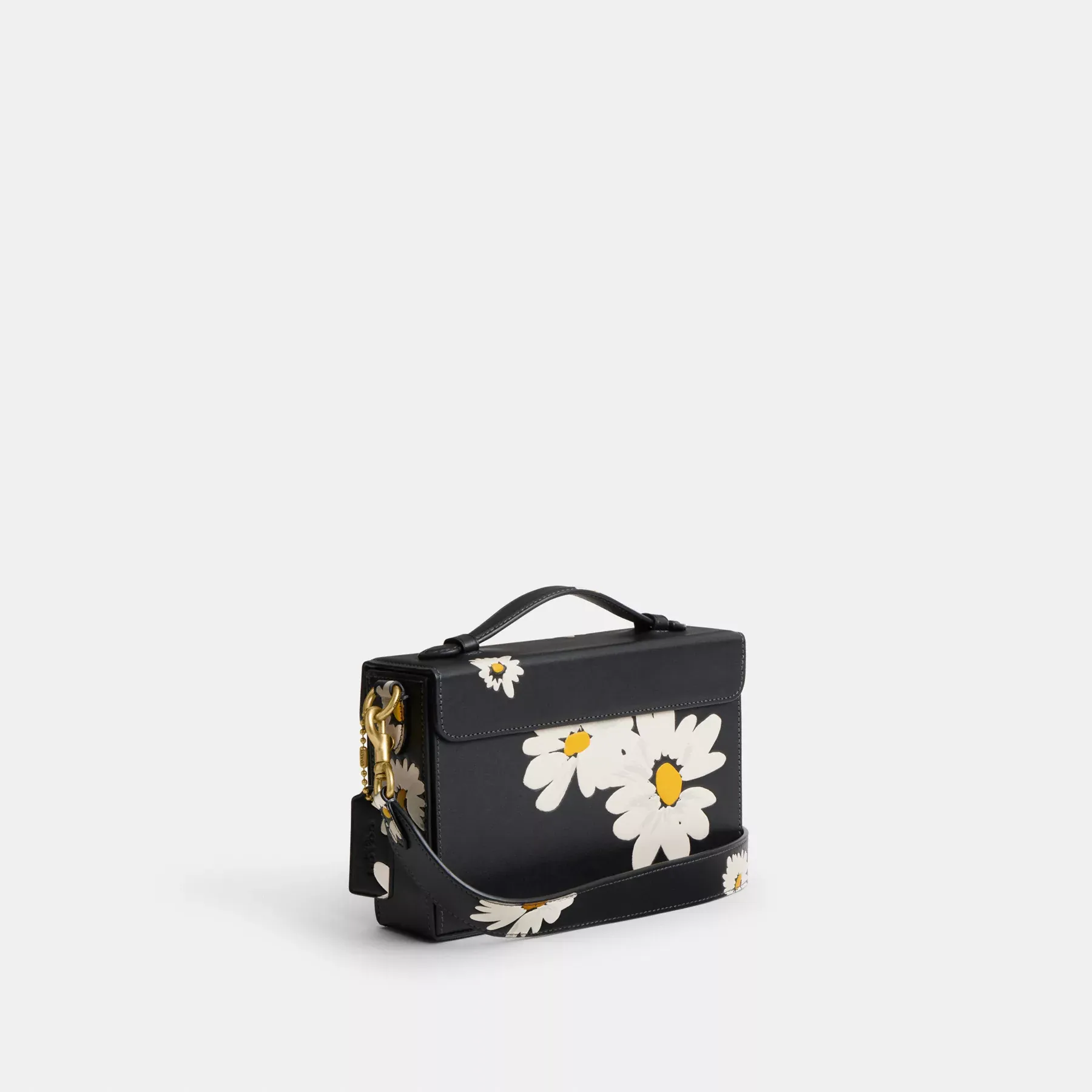 Tabby Box Bag With Floral Print Black Multi