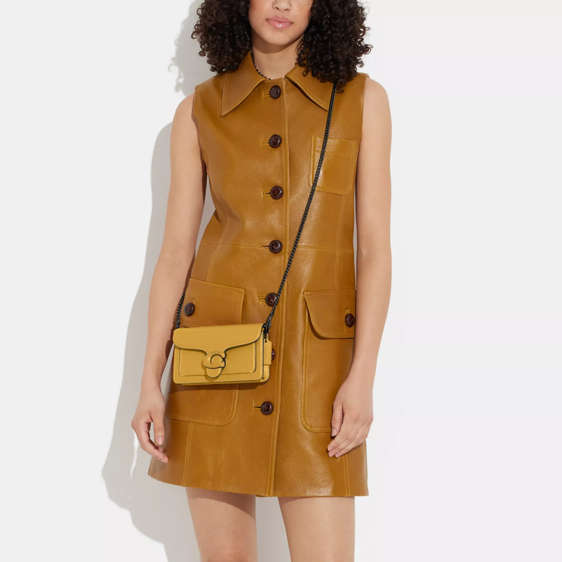 Tabby Crossbody Wristlet Yellow Gold Tabby Crossbody Wristlet Yellow Gold