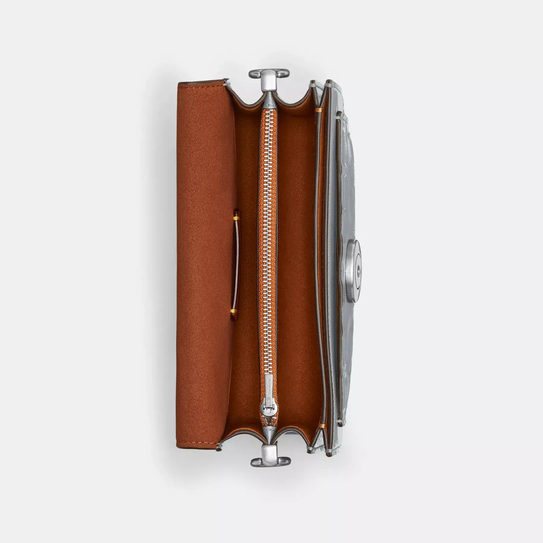 Tabby Shoulder Bag 20 In Signature Leather Grey Blue Tabby Shoulder Bag 20 In Signature Leather Grey Blue