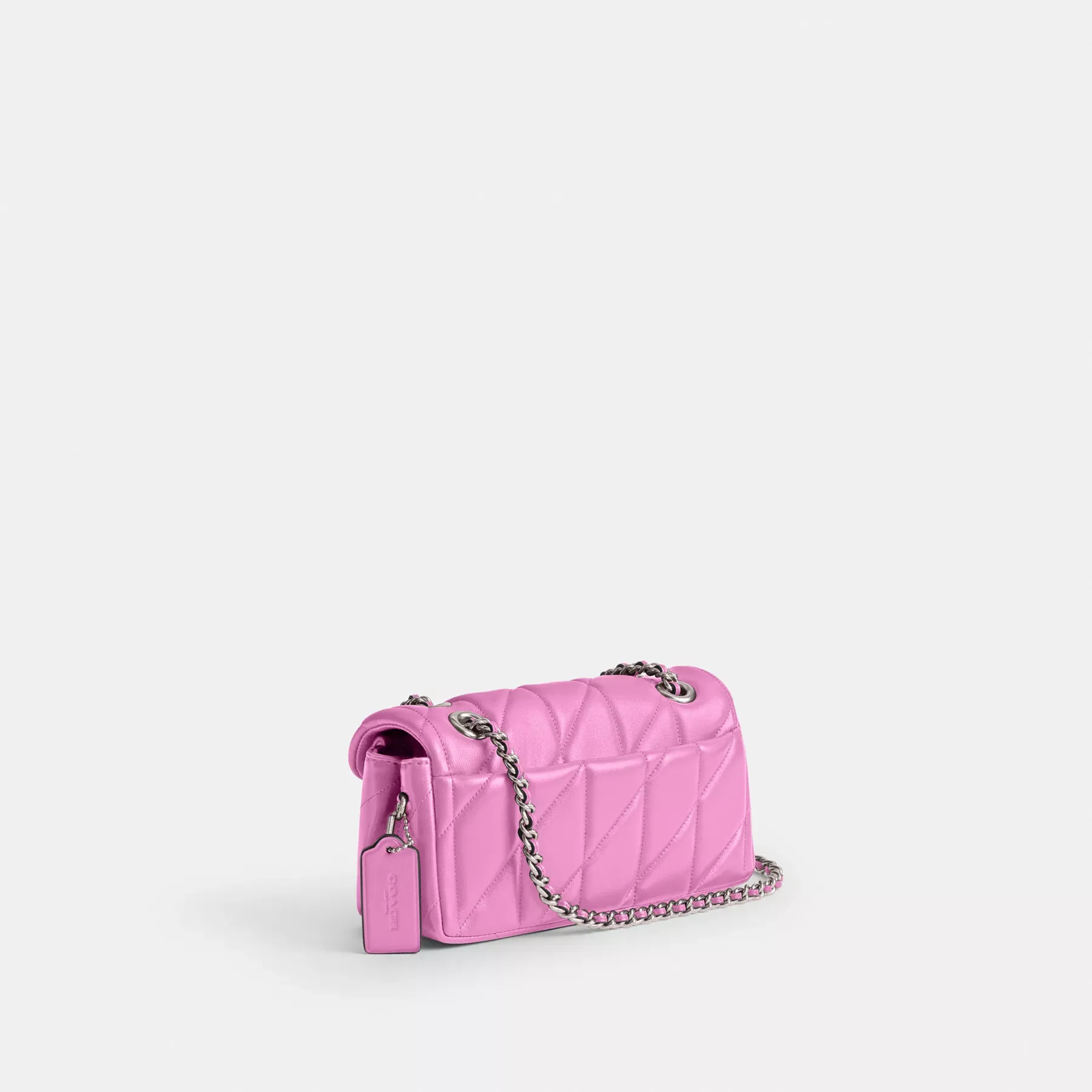 Tabby Shoulder Bag 20 With Pillow Quilting Fuchsia