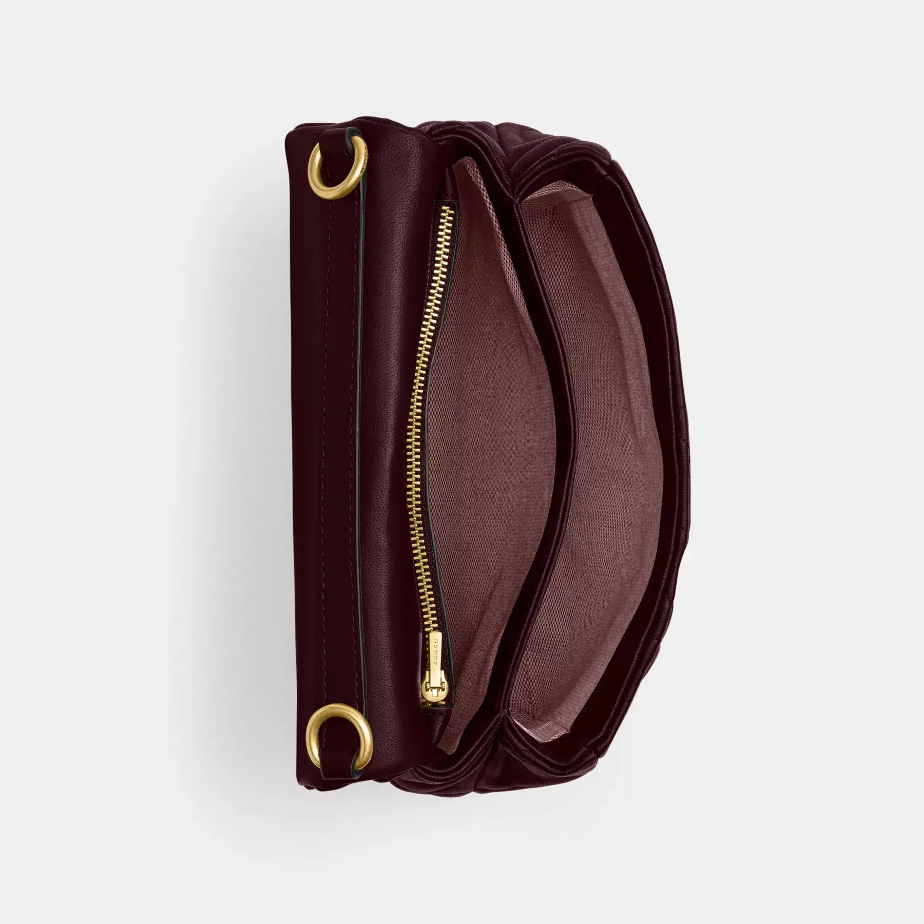 Times Square Tabby Shoulder Bag With Quilting Merlot Times Square Tabby Shoulder Bag With Quilting Merlot