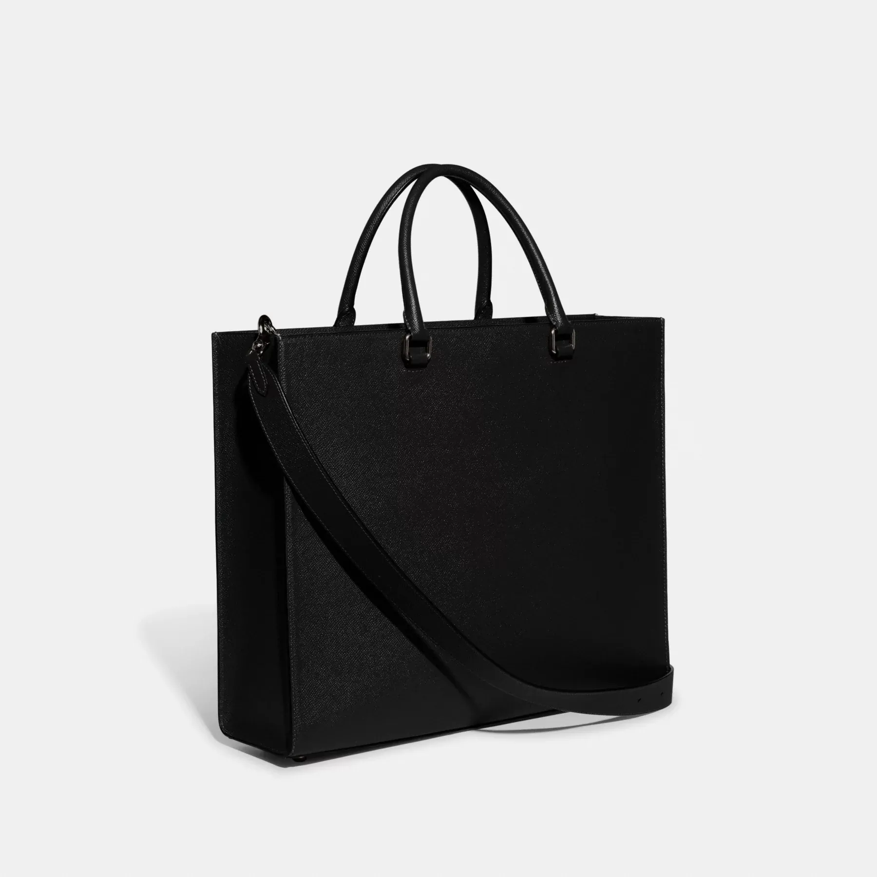 Tote 40 With Signature Canvas Interior Black