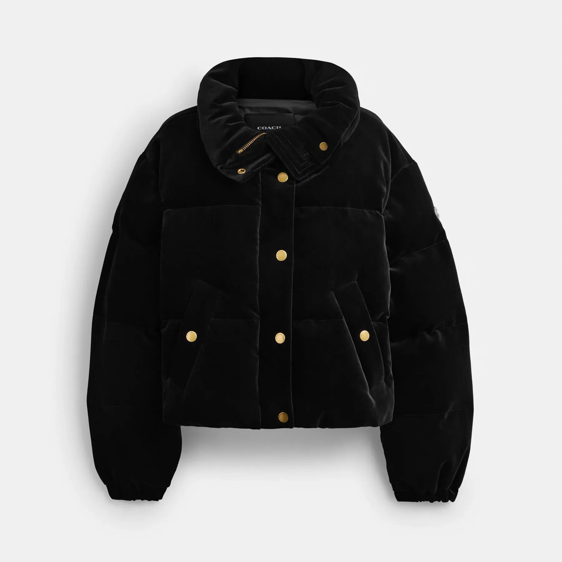 Velvet Puffer Black