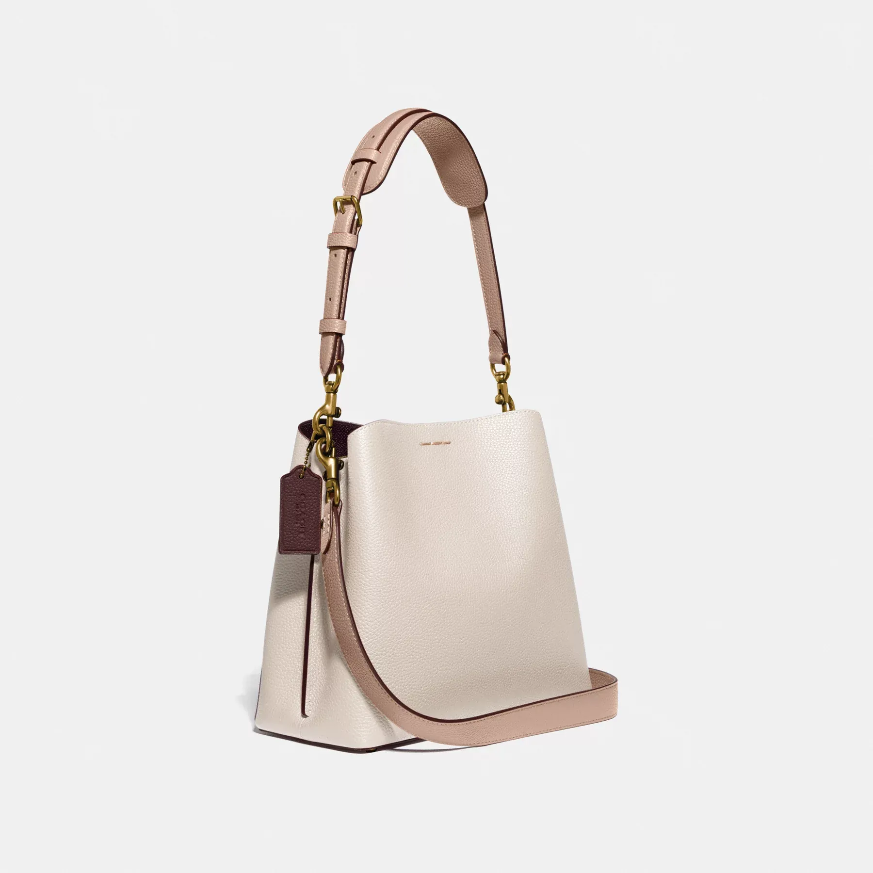 Willow Bucket Bag In Colorblock Chalk Multi