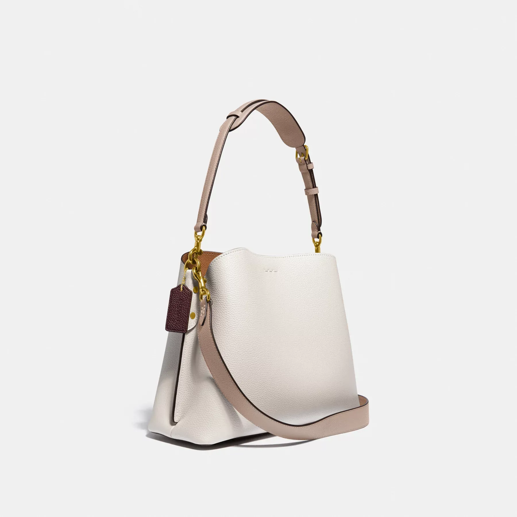 Willow Shoulder Bag In Colorblock Chalk Multi