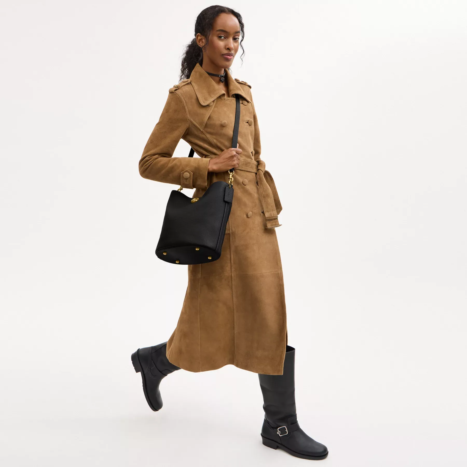 Willow Soft Bucket Bag Black Willow Soft Bucket Bag Black