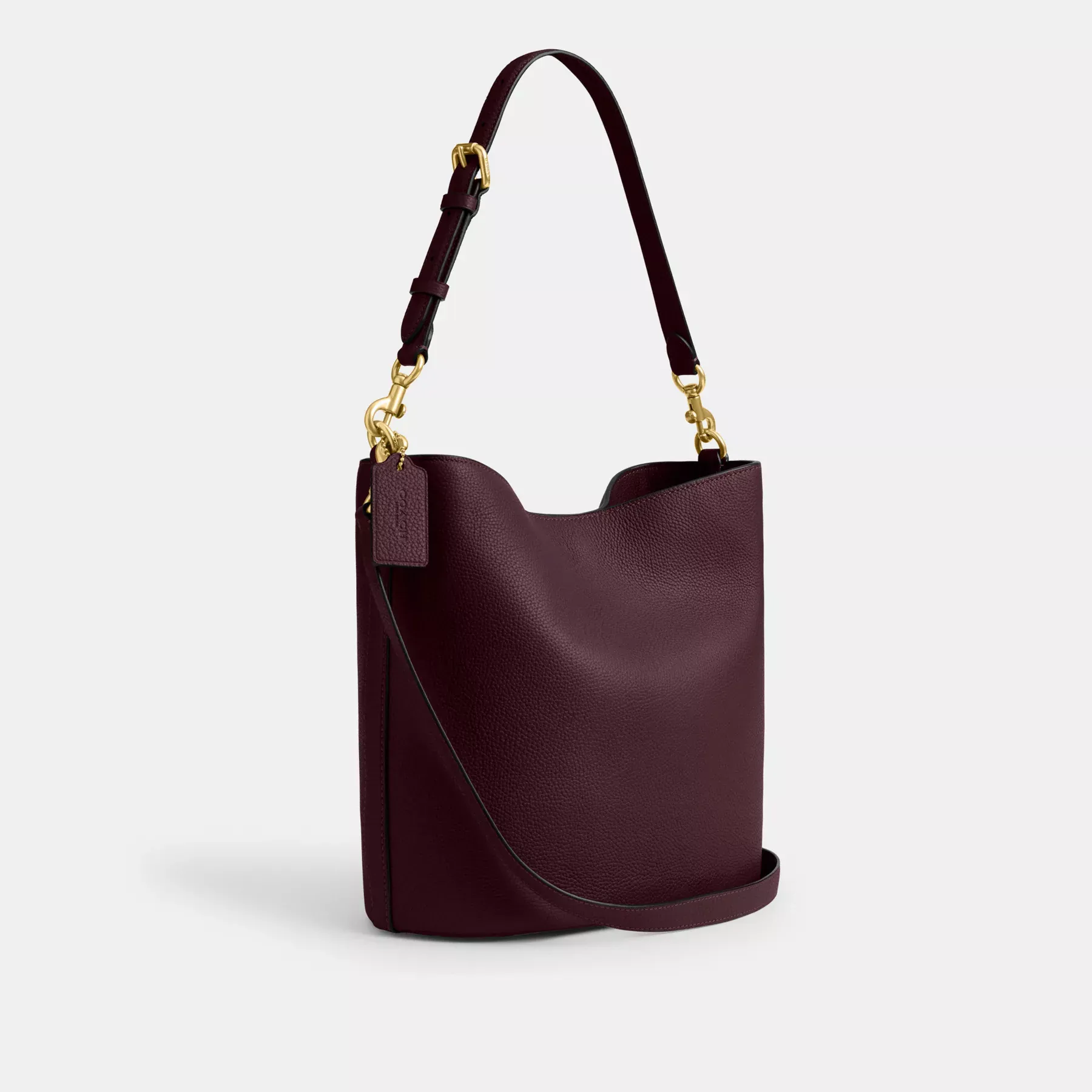 Willow Soft Bucket Bag Merlot