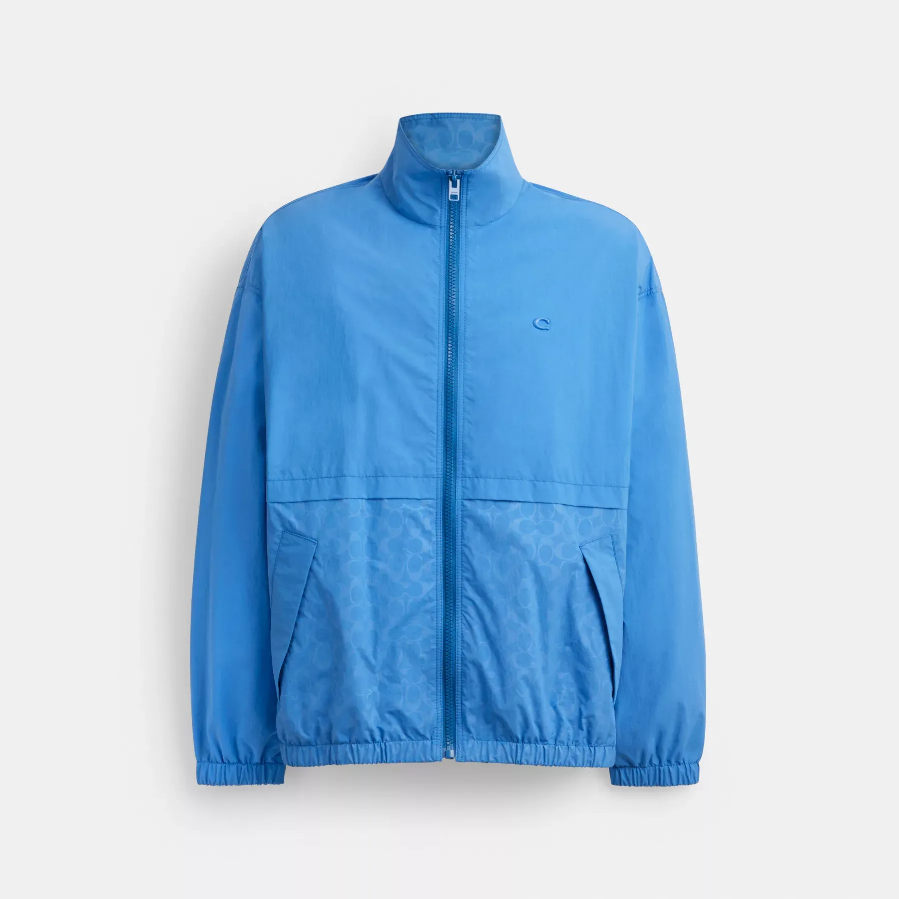 Windbreaker In Recycled Polyester Blue