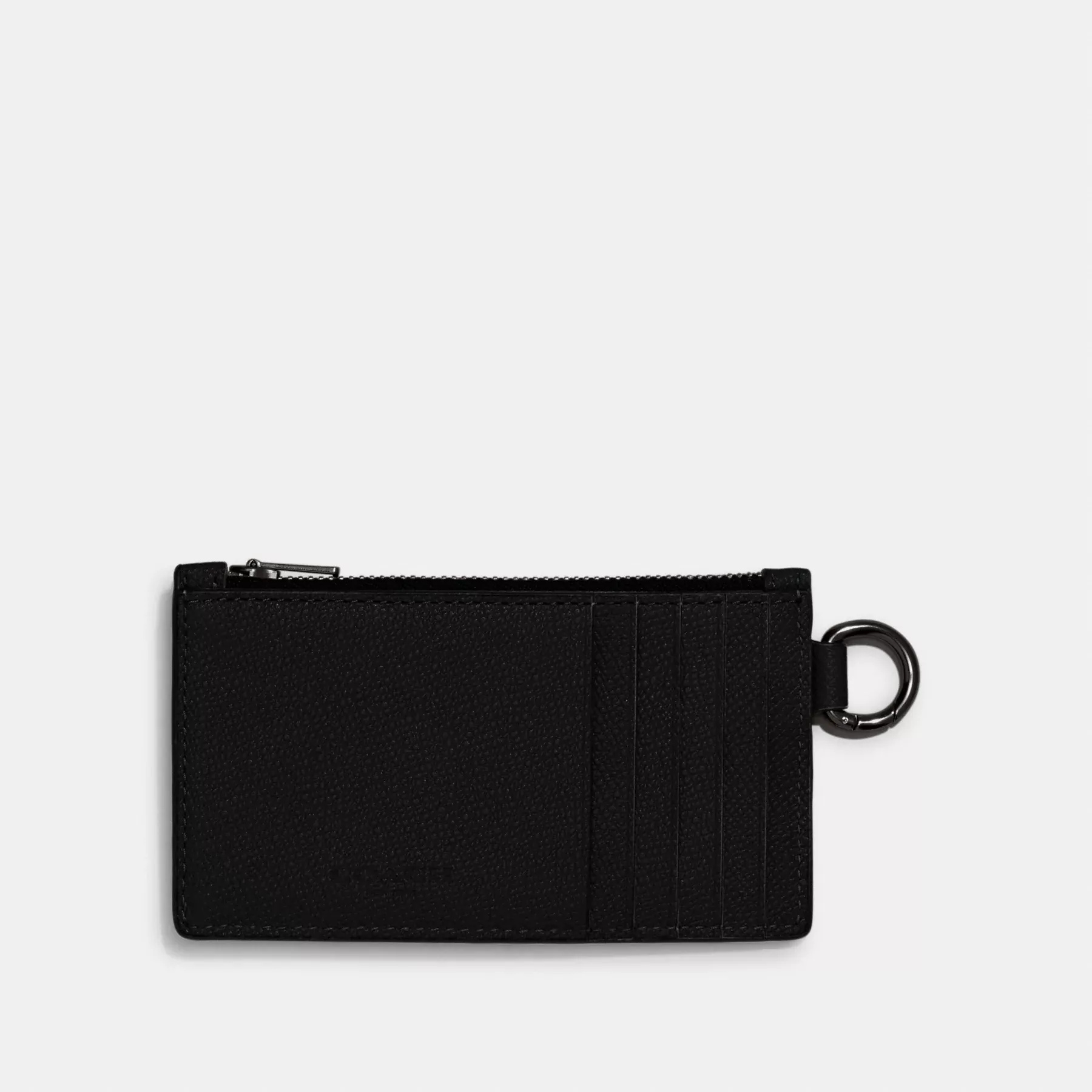 Zip Card Case Black