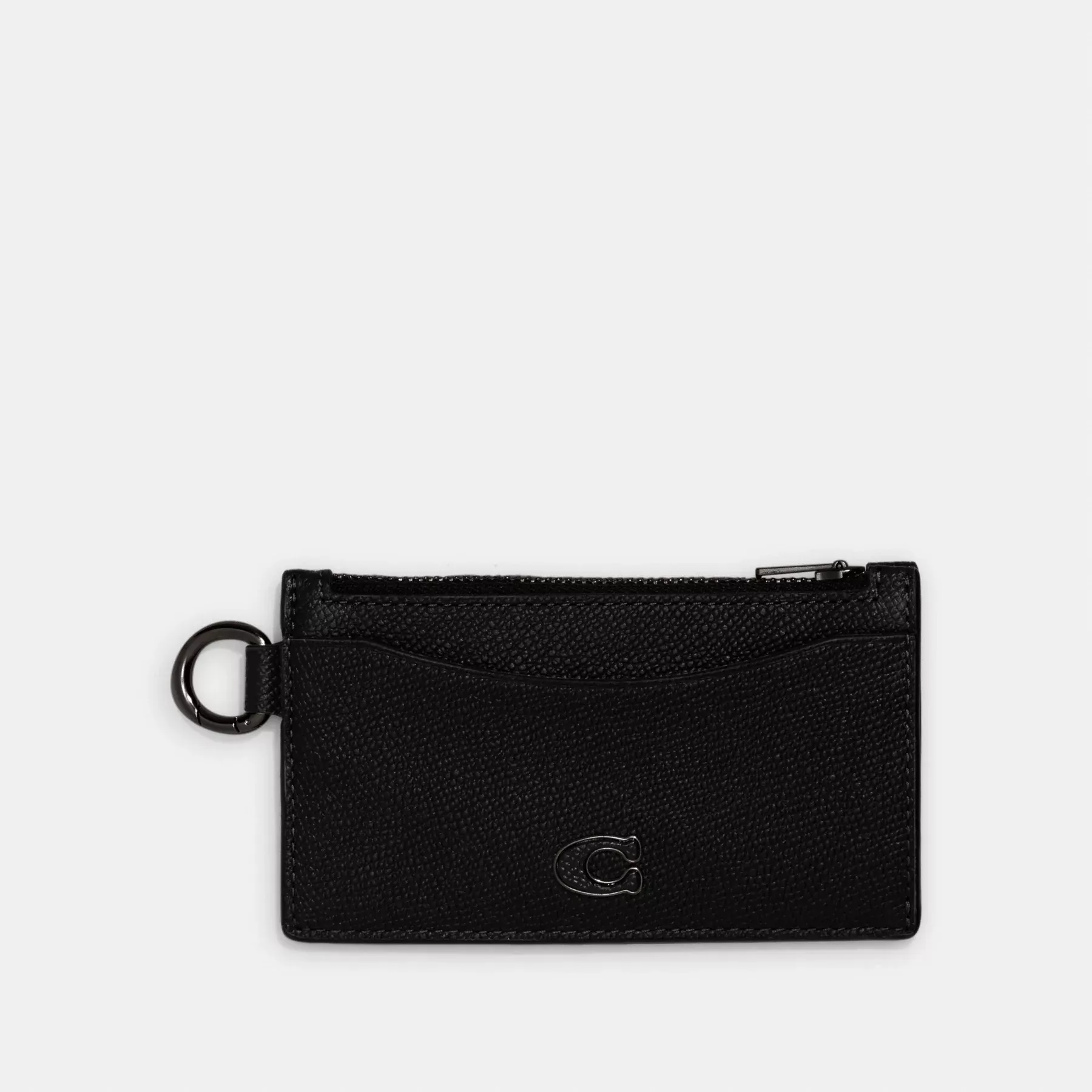 Zip Card Case Black